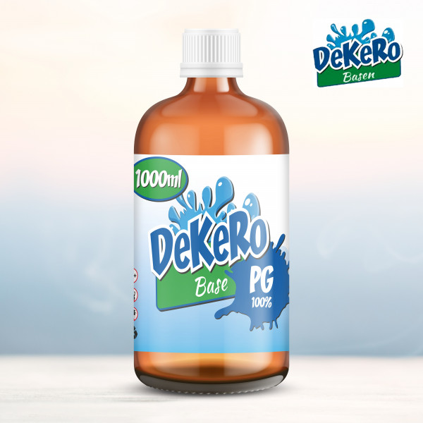 DeKeRo Base PG 100% ohne Nikotin 1000 ml